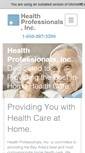 Mobile Screenshot of healthproinc.net